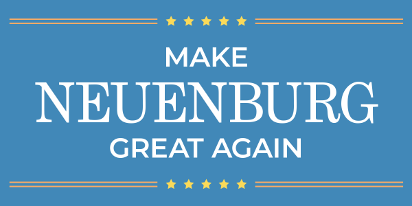Aufkleber "Make NEUENBURG Great Again" 12x6 cm